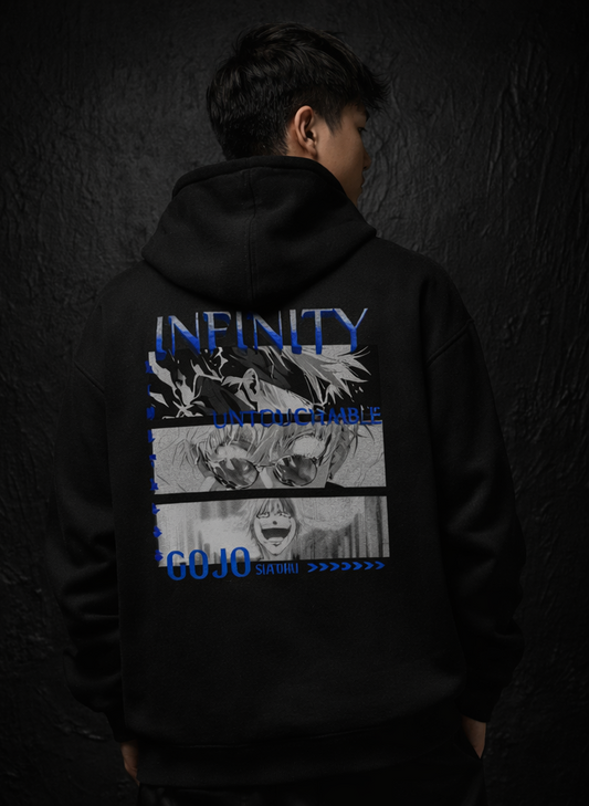 GOJO SATURO anime backprint Unisex Oversized Hoodie
