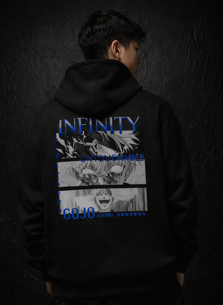 GOJO SATURO anime backprint Unisex Oversized Hoodie