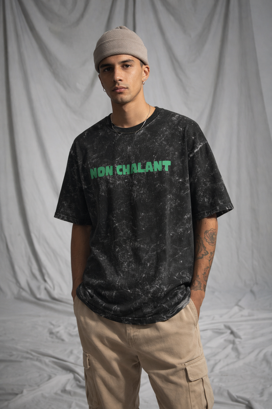 Unisex Acid Washed Oversized Tee